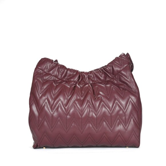 Guess Eda Large Hobo Bag - Burgundy - Picture 3 of 10